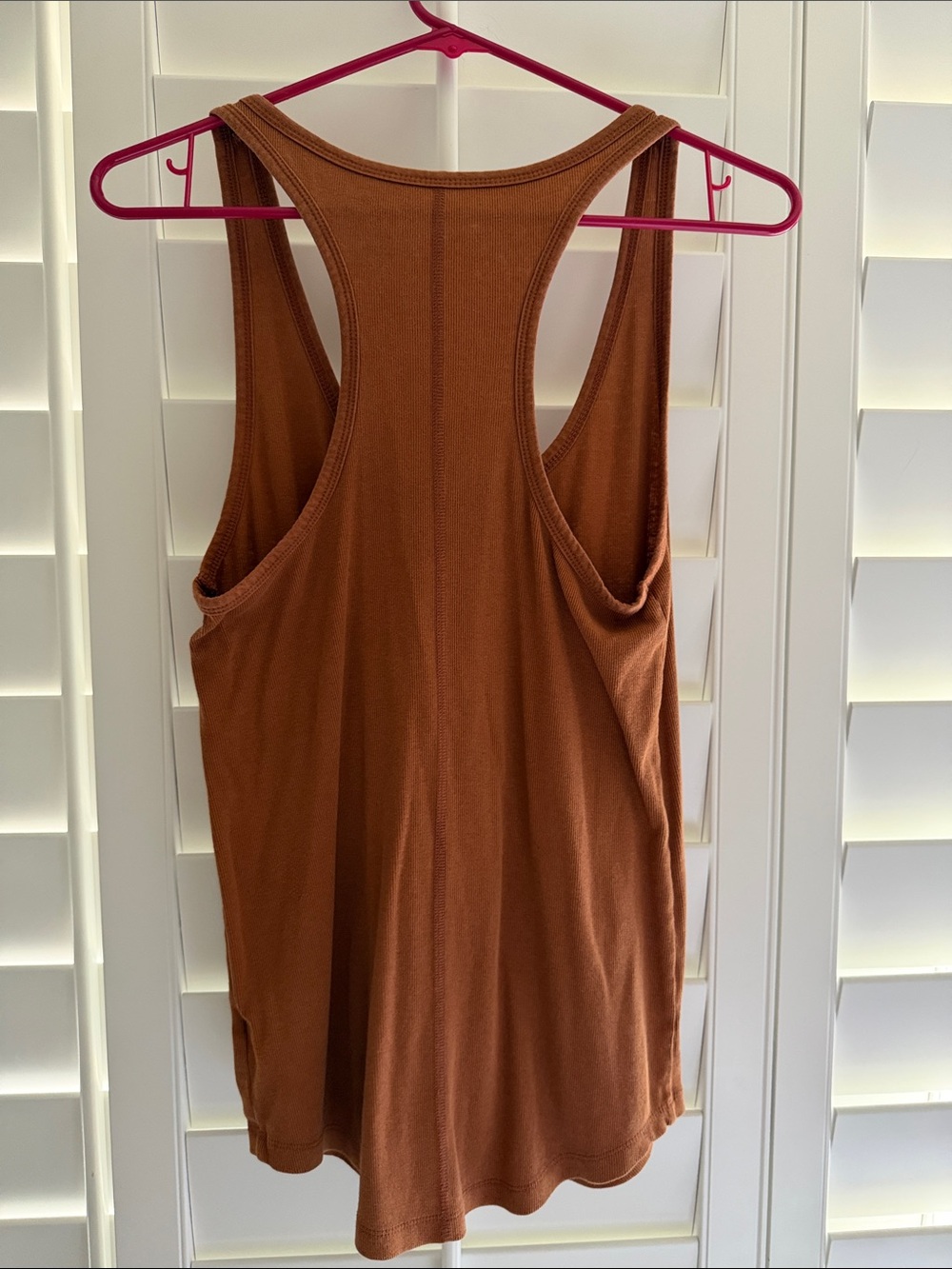 Universal Thread Rust Brown Racerback Tank Top - Picture 3 of 3